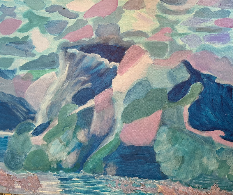 Ice Wall by artist Rosalinda Peña